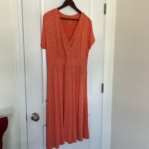 Orange and White Polkadot LL Bean Sundress